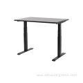 Black Adjustable Stand Up Dual Motor Electronic Table